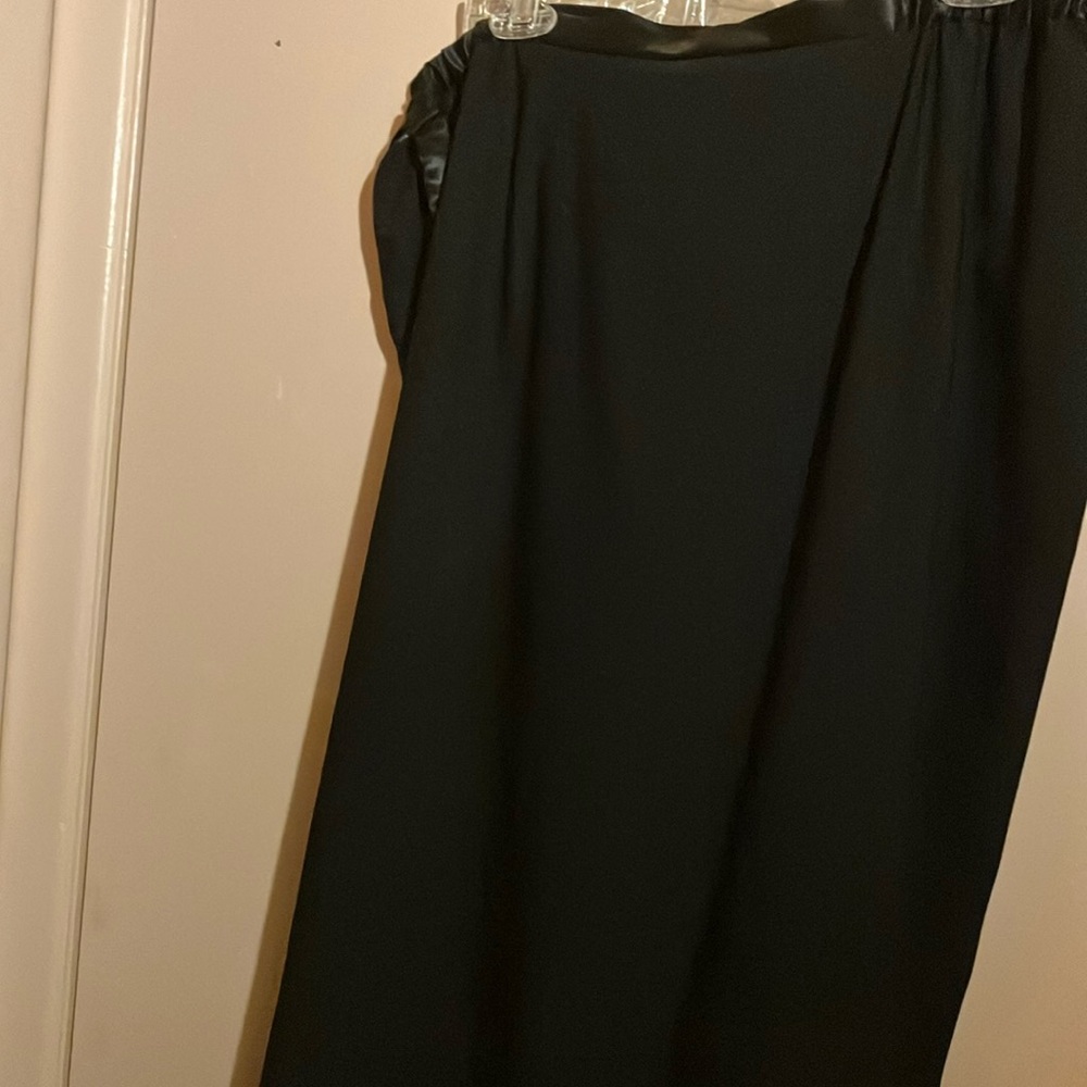 Peter Nygard Black Asymmetrical Pencil Skirt